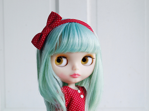 It wasn't until years later that I got my first Blythe doll Miss Sally Rice