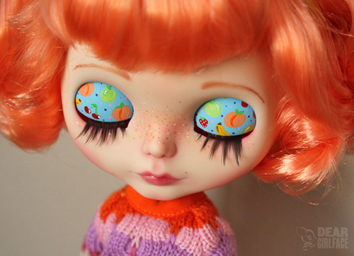 Doll Eyelashes, Carrot Red Lashes, Ginger, Redhead, 1 Inch, Blythe, Doll  Making, Art Doll 